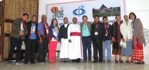 Members of CFC along with the Bishop at the 4th National Conference in Kohima.