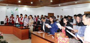 Farewell programme for administrative officers at Kohima