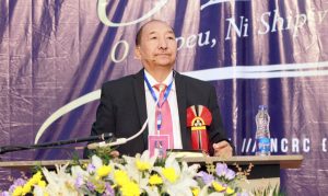 Rev.Dr .Shiwoto Assumi delivering the message