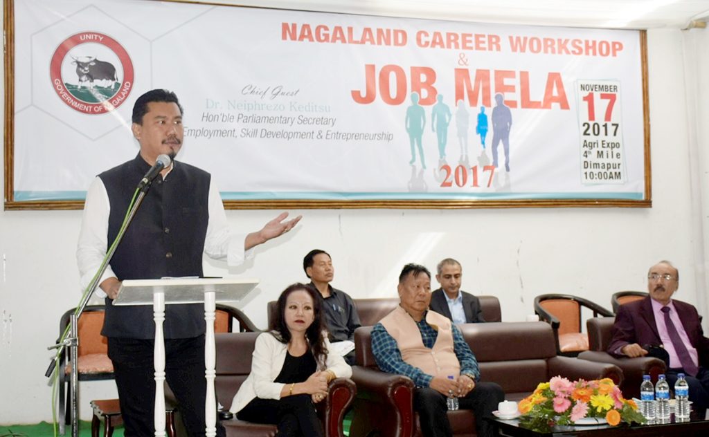 Nagaland Career Workshop and Job Mela at Agri Expo Dimapur on 17th Nov