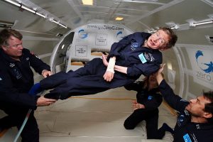 800px Physicist Stephen Hawking in Zero Gravity NASA