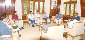 Governor Acharya during the meeting with VC s of Universities and other organisations at Raj Bhavan on 14th June 2018 Copy