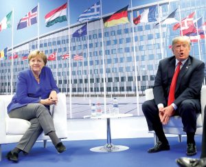 Merkel fires back at Trump