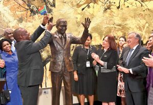 Nelson Mandela Statue upload