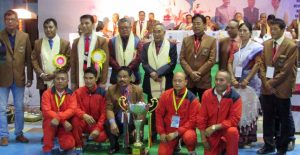 Manipur bags overall team champiopn title in the 1st NE olympic games in Imphal on Sunday 1