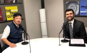 Abu Metha with Aman Thaker during the podcast interview at CSIS Washington DC
