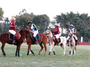 Women polo polo match between argentina and Manipur on Jan 17 2