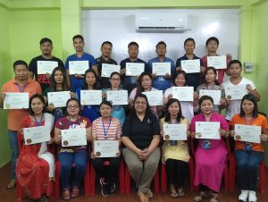Missionary Trainees with their Trainer