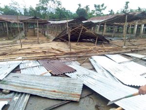 Rainstorm’s fury destroys 180 houses across Nagaland