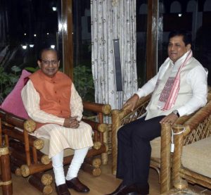 sonowal with governor