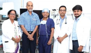 Dr MamathaBallal and her team at her laboratory