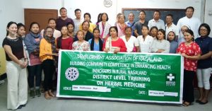 Natural medicines Participants at the District Training Programme on Herbal Medicine held at DAN Training centre on 4th June 2019