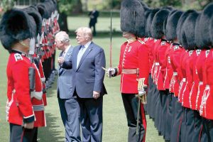 Trump Melania meet Queen as three day state visit commences