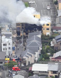 33 killed in arson attack at Japan anime studio
