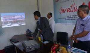 Launching of Sarathi 4.0 at Regional Transport Office Kohima