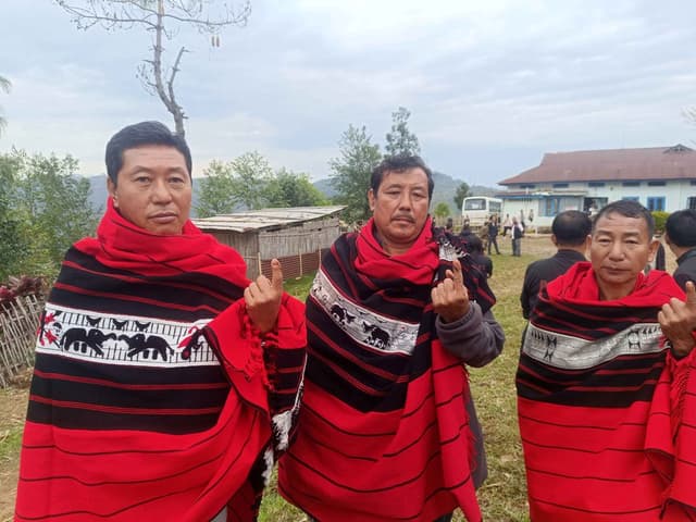Koridang keeps it calm under heavy vigil; records 82.21% voter turnout 