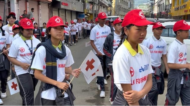 Walkathon marks World Red Cross Day in Kohima 