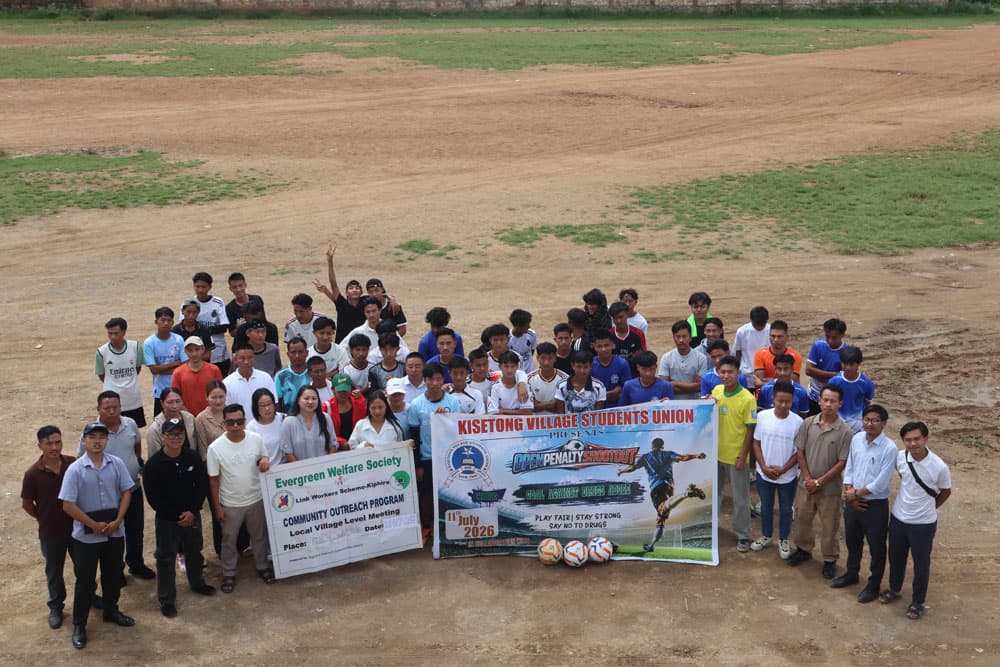 Kisetong Village Students’ Union organises anti-drug penalty shootout