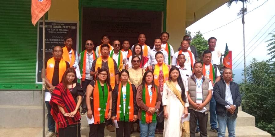 BJP 39 Sanis AC mandal office inaugurated in Wokha