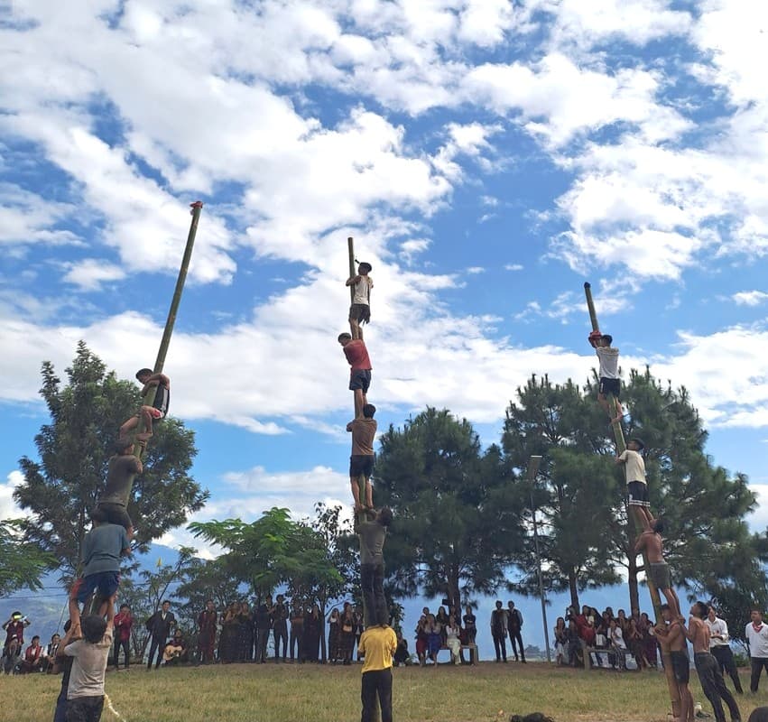 Mungri 2025 underway at Zisaji Presidency College Kiphire