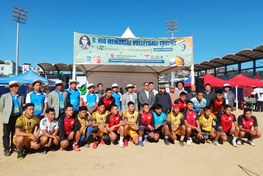 G Rio Memorial Volleyball Trophy begins in Kohima