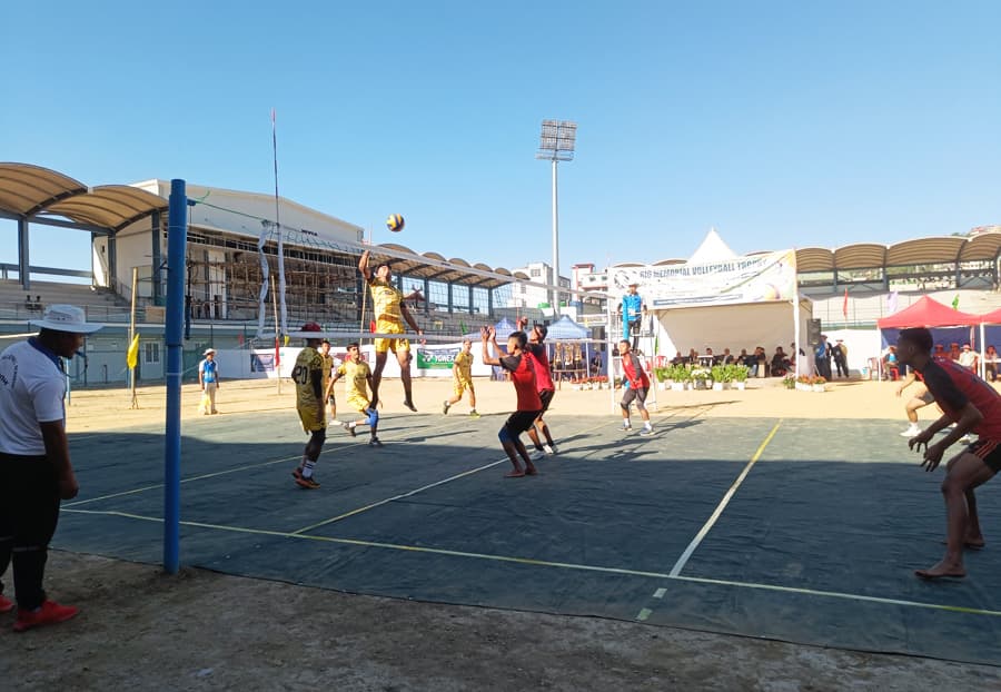 G Rio Memorial Volleyball Trophy begins in Kohima