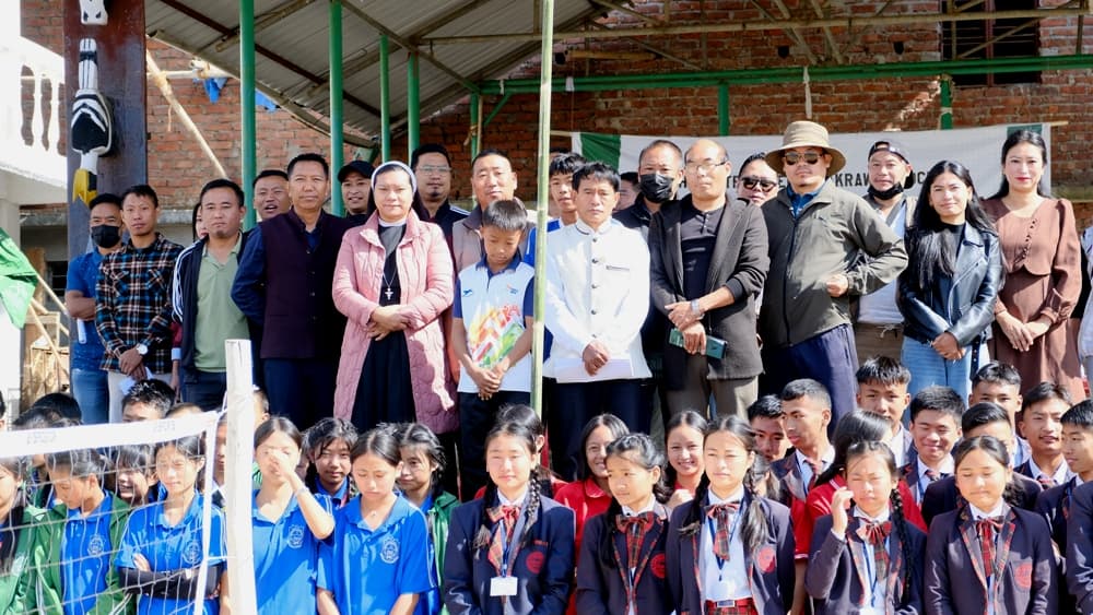 3rd Wokha Inter-School Sepaktakraw Tournament gets underway