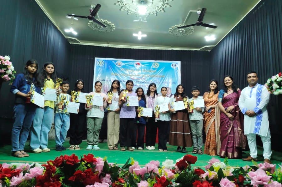 5th Mega Art Festival and Exhibition held at Pranab Vidyapith Higher Secondary School