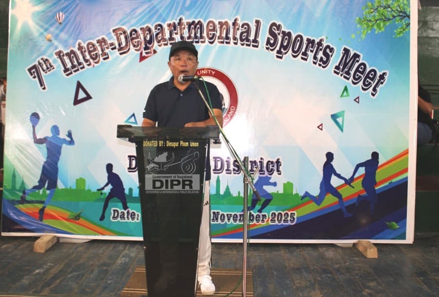 7th Inter-Departmental Sports Meet begins in Dimapur