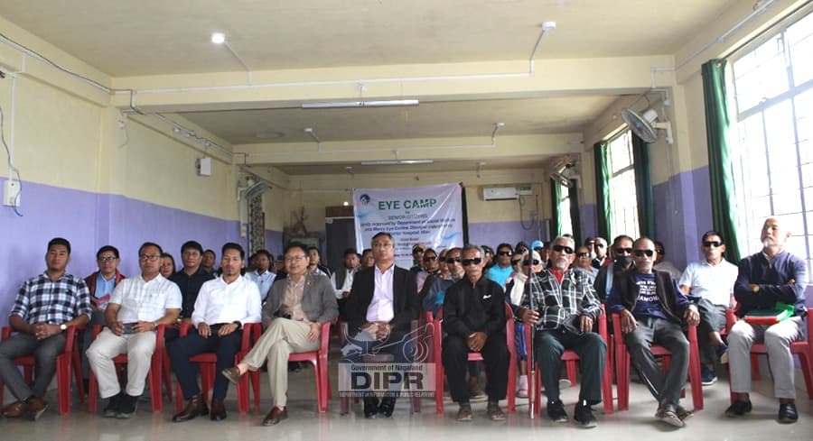 Eye camp for senior citizens held at District Hospital Mon