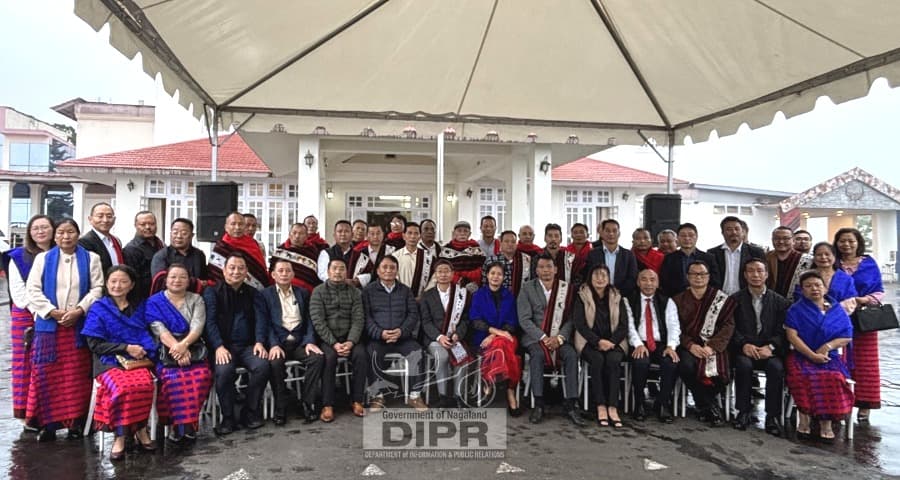 Ao bodies felicitate Chief Secretary Sentiyanger Imchen in Kohima