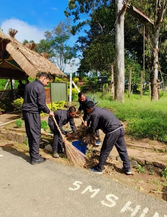 Assam Rifles conducts cleanliness drive at Akhegwo village