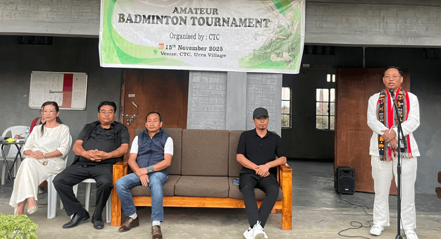Badminton tournament held at Cornerstone Theological College in Dimapur