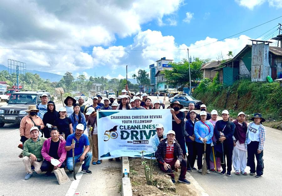 Chakhroma Christian Revival Youth Fellowship conducts cleanliness drive ahead of golden jubilee celebration