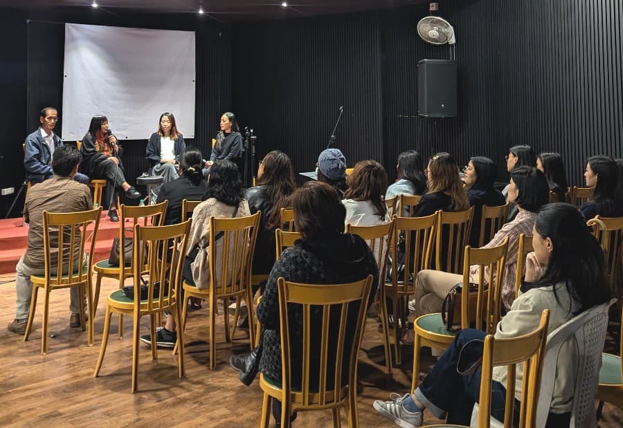 Conversation on folklore held at Ozone Café in Kohima