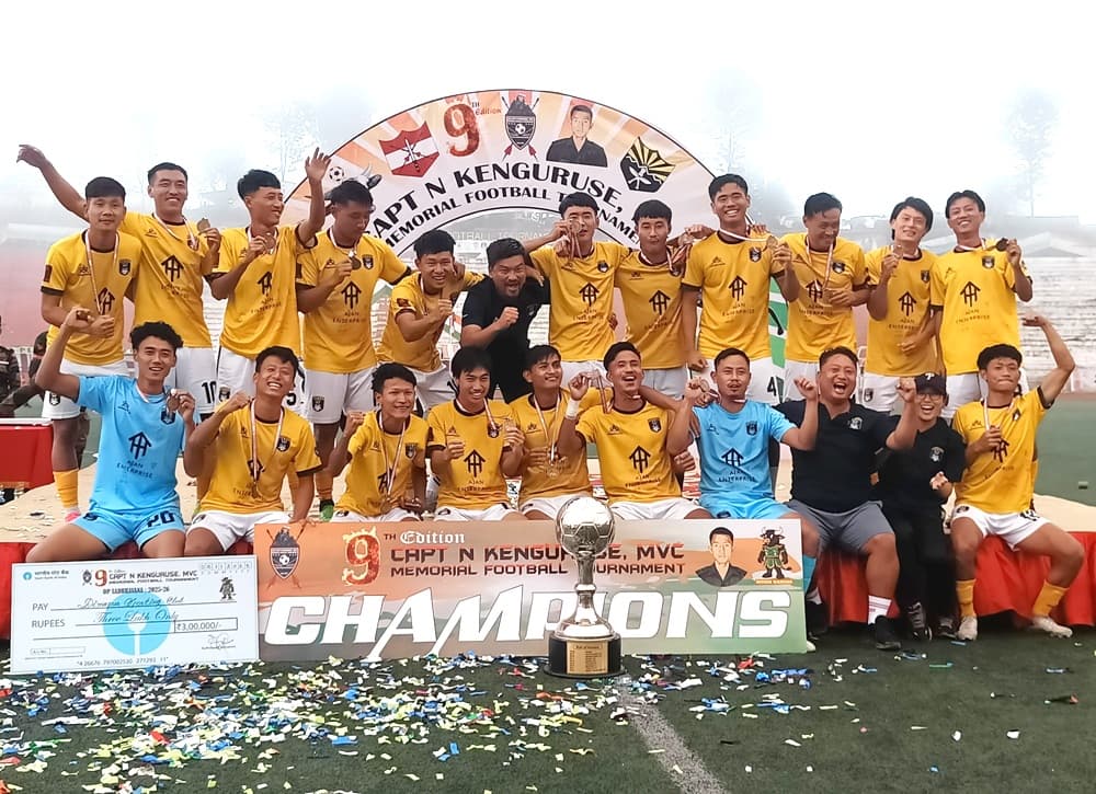 Dimapur SC clinch 9th Captain N Kengurüse MVC Memorial Football title