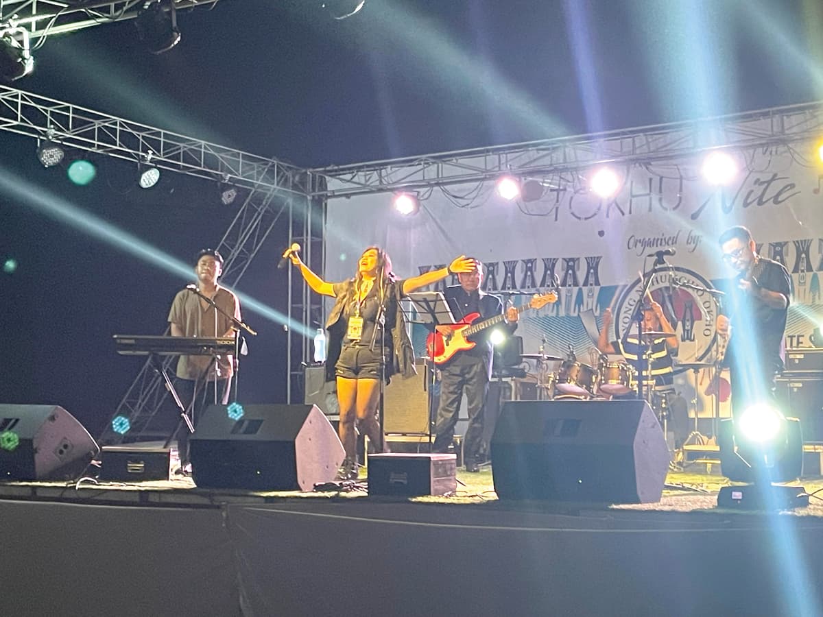 8th Tokhu Nite held at State Stadium in Dimapur