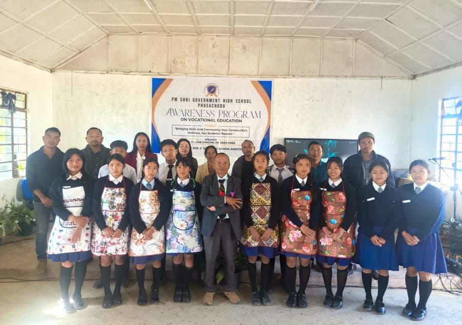Phek: PM SHRI GHS Phusachodu hosts awareness programme on vocational education