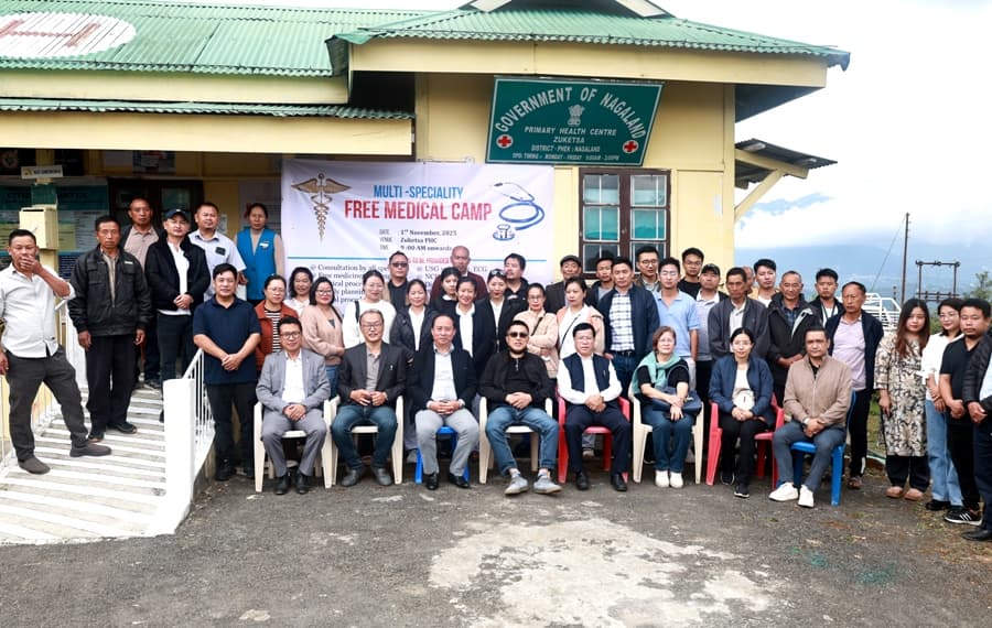 Phek district: Multi-speciality free medical camp held at Primary Health Centre Zuketsa