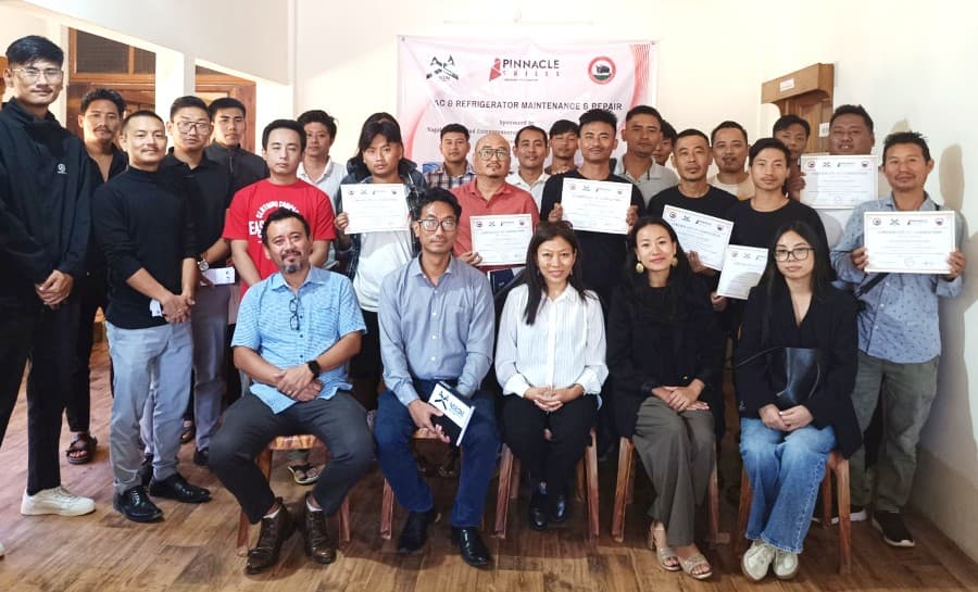 NSEDM-sponsored AC, refrigerator repair course concludes in Dimapur
