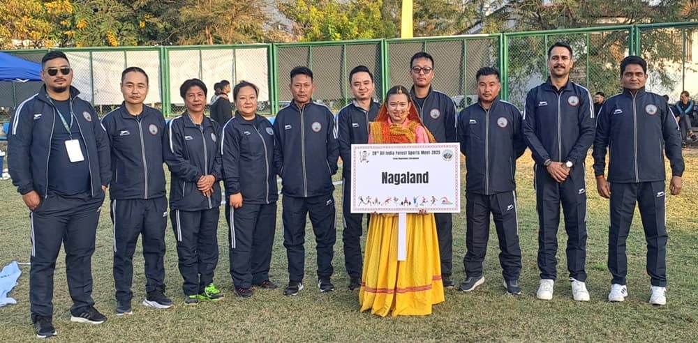 Nagaland contingent participates in 28th All India Forest Sports Meet in Dehradun