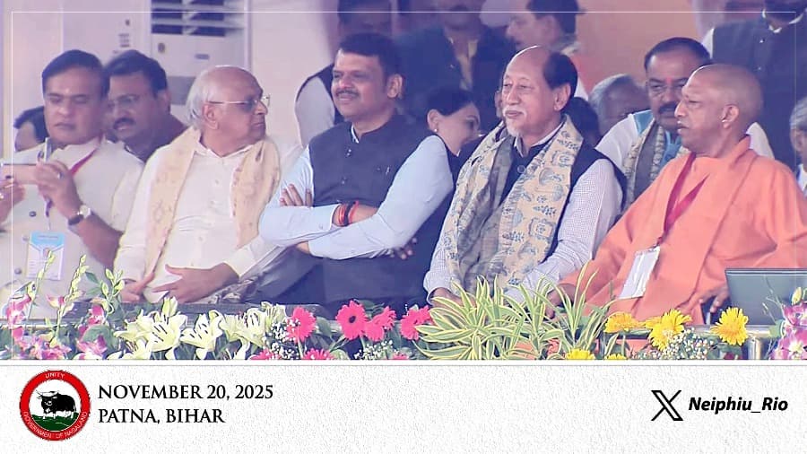 Rio attends Nitish Kumar’s swearing-in, congratulates Bihar CM