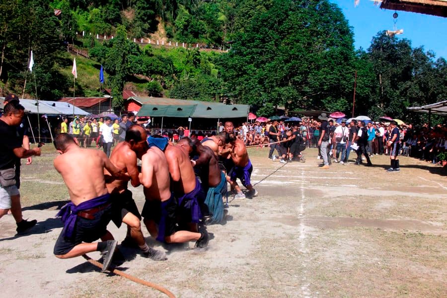 P Shilu Ao Indigenous Games Festival concludes at Longjang village