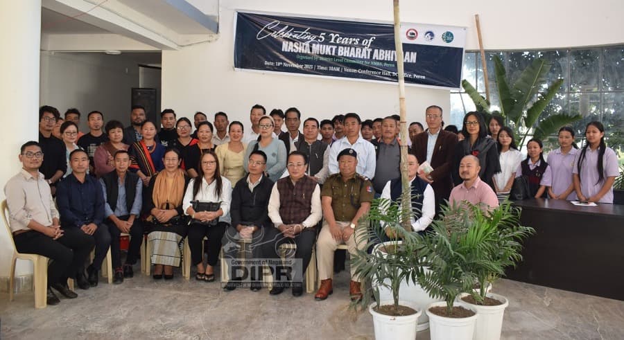 Peren, Niuland observe 5th anniversary of Nasha Mukt Bharat Abhiyaan