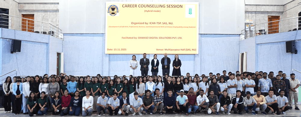 SAS students attend career counselling session at Nagaland University