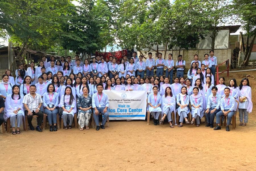 Unity College of Teacher Education students hold fellowship with residents of Silas Care Centre