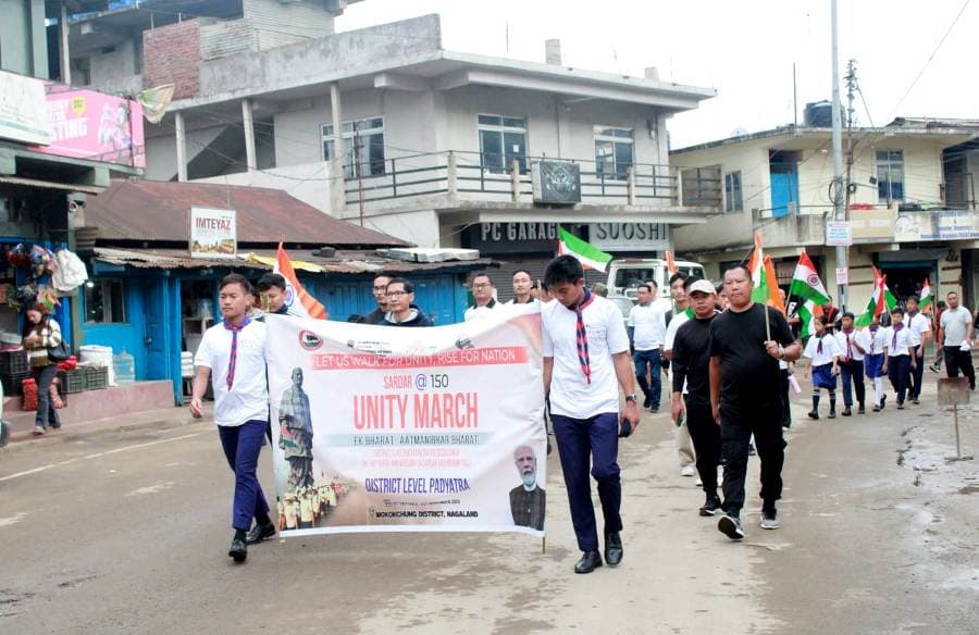 Unity walk in Mokokchung honours Sardar Vallabhbhai Patel's legacy