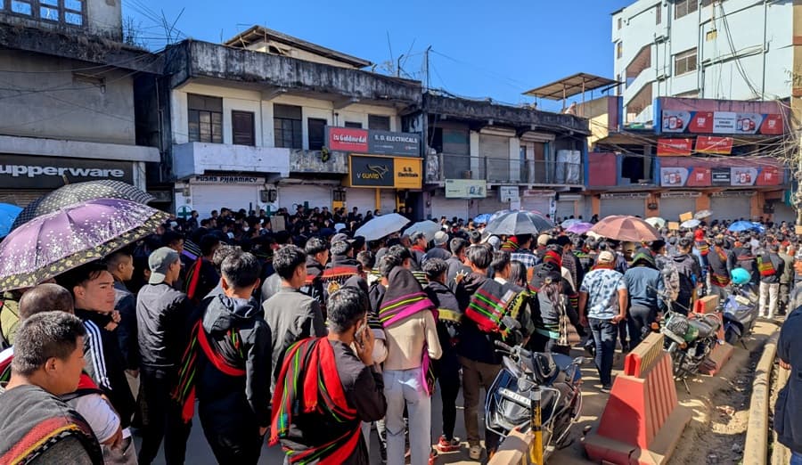 Thousands march in Kohima demanding justice for Vihozhonu Zao and capital punishment for accused