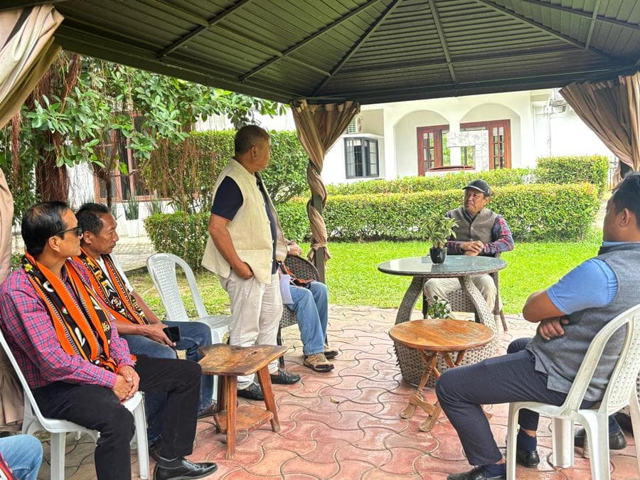 Western Chakhesang Hoho calls on Minister Jacob Zhimomi in Dimapur
