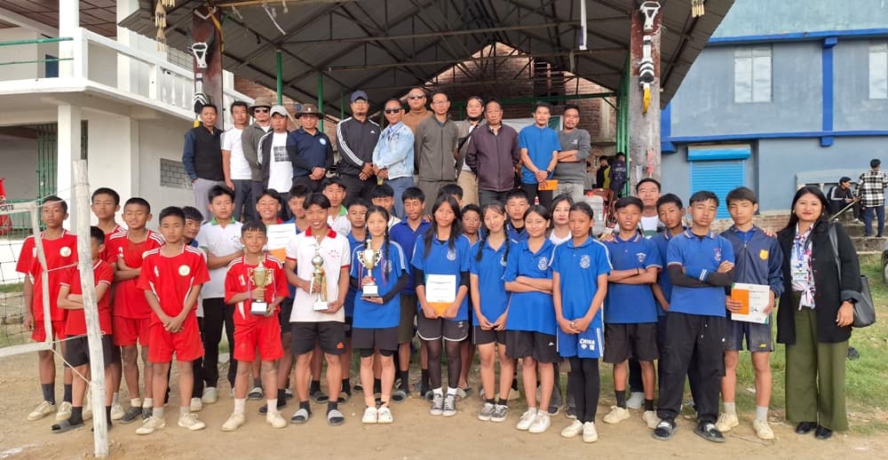 SMBHS, Mt. Carmel, Regimental School emerge champions at Wokha Sepaktakraw tourney